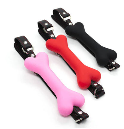 Silicone Dog Bone Mouth Plug - Couples' Sensation Toy