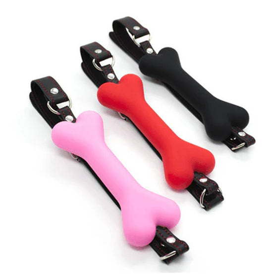 Silicone Dog Bone Mouth Plug - Couples' Sensation Toy