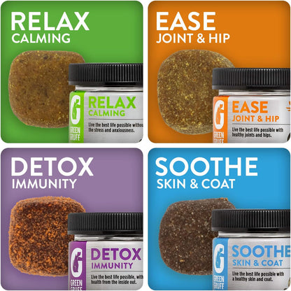 Calming Chews for Dogs - Organic Calming Dog Supplement - Veterinarian Approved - Dog Calming Treats to Relieve Stress, Separation, Storms, Fireworks, Travel - 90 Chews